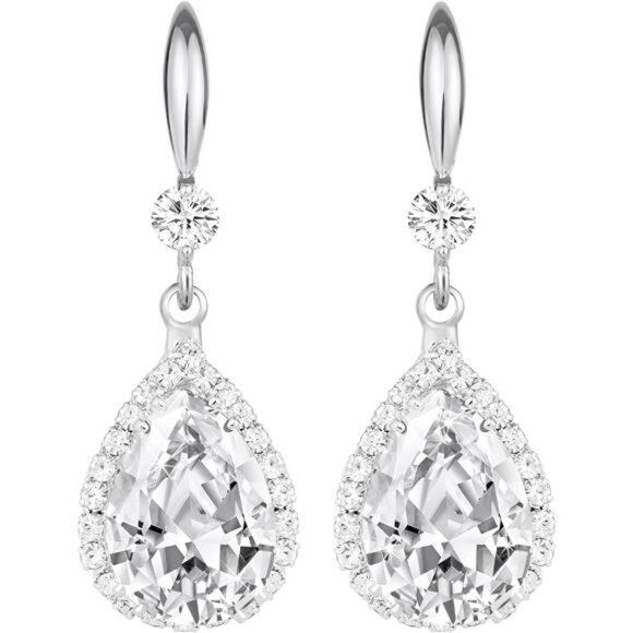 Diamond Dangle Earrings for Women Trendy, Rhinestone Drop Chandelier Earrings - Picture 1 of 7